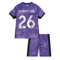 Liverpool Andrew Robertson #26 Replika babykläder Tredjeställ Barn 2023-24 Kortärmad (+ korta byxor)